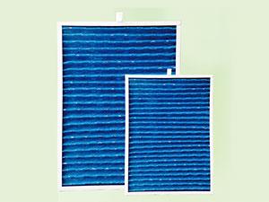 Воздушный фильтр с синей поверхностью